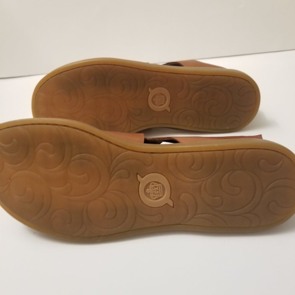 Born Iwa  Tan Leather Flat Sandal  size 7 - Picture 8 of 8